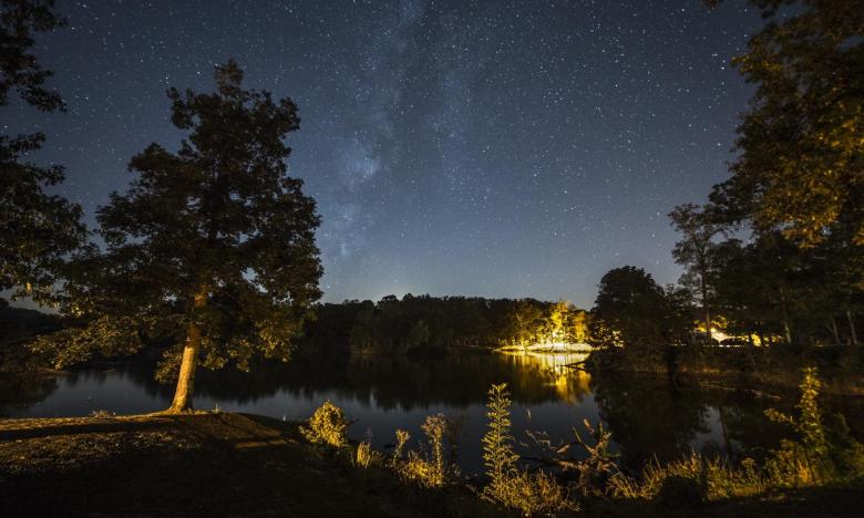 Camping on Bear Creek Lake